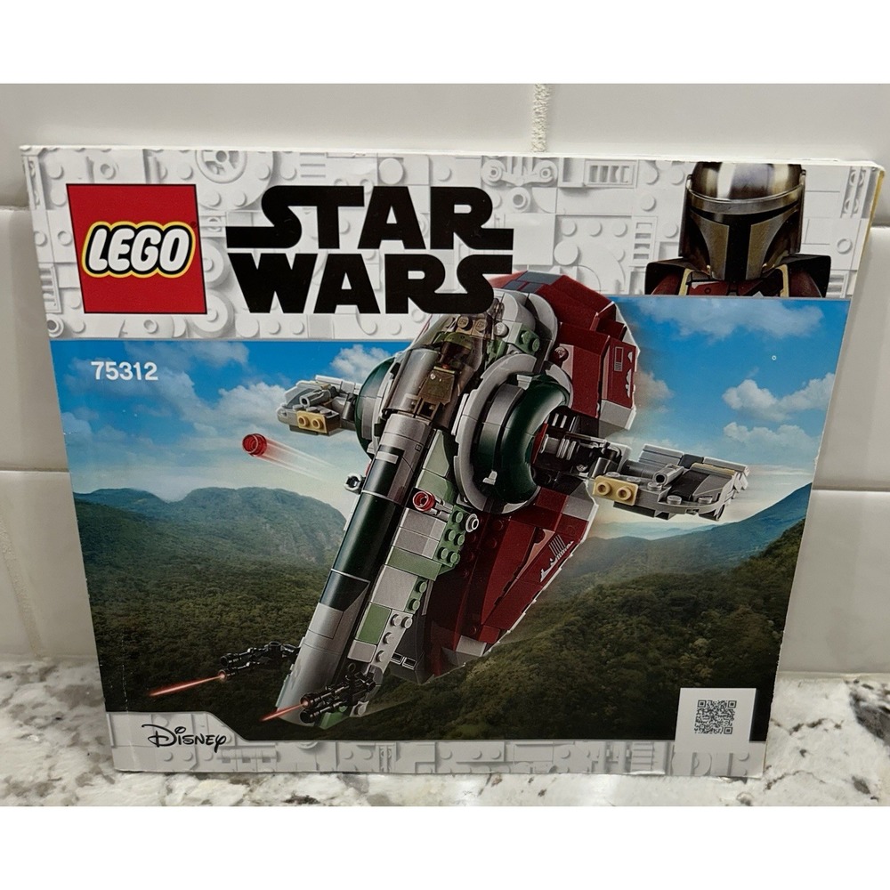 Lego Star Wars Set# 75312 Boba Fett's Starship‎ 2021 Instructions Manual Only